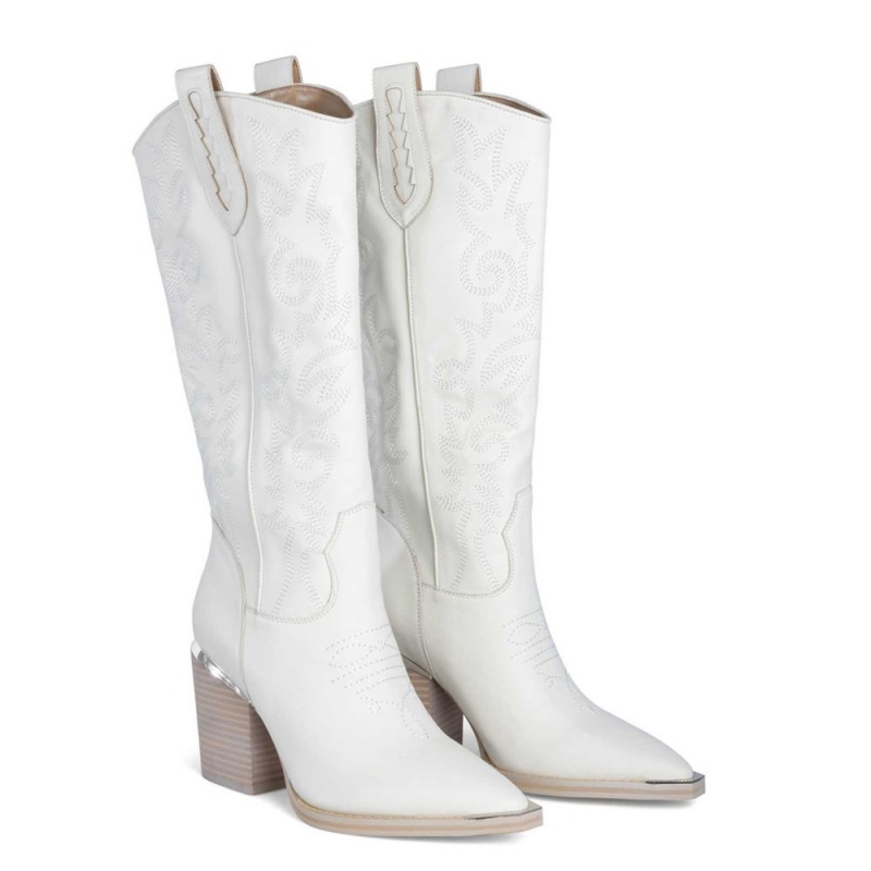 Bottes à Talons Alma En Pena Cowboy Boots Kaki Femme | TSP-38004818